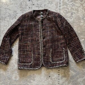Sesaar Syra Brown Tweed Jacket M